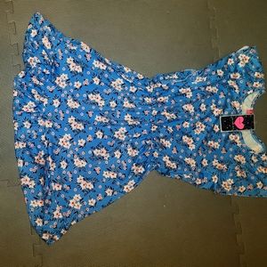 BNWT 14/16 GIRLS FLORAL DRESS